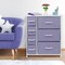 Sorbus Dresser with Drawers - Furniture Storage Tower Unit for Bedroom, Hallway, Closet, Office Organization - Steel Frame, Wood Top, Easy Pull Fabric Bins